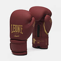 Боксерские перчатки Leone (Леоне) BOXING GLOVES GLOVES BORDEAUX ED Бордовые Италия