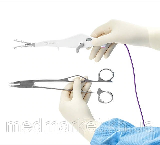 Електрод електролігувальний для багаторазового затискача Curved Jaw Covidien, фото 1