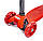 Самокат дитячий Scale Scooter Maxi Світяться колеса до 60 кг від 3 років Червоний, фото 2