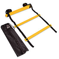 Координационная лестница дорожка Zelart My Fit 6м C-4111 Yellow-Black