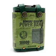 Power Bank Remax Armory 10 000 mAh RPP-79 (Sony battery) Olive, фото 2
