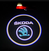 Проектор підсвічування логотипу для дверей Skoda (Шкода) SuperB (09-13), фото 2