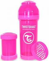 Антиколиковая бутылочка Twistshake 260мл, розовый 78007