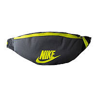 Сумка на пояс для спорта и бега Nike Sportswear Heritage BA5750-068 серый (Оригинал)