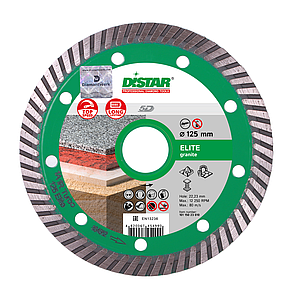 Круг алмазний відрізний Ді-стар Turbo 125x2,2x9x22,23 Elite