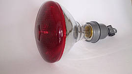 Лампа інфрачервона PAR (пресованное скло) 150Вт червона