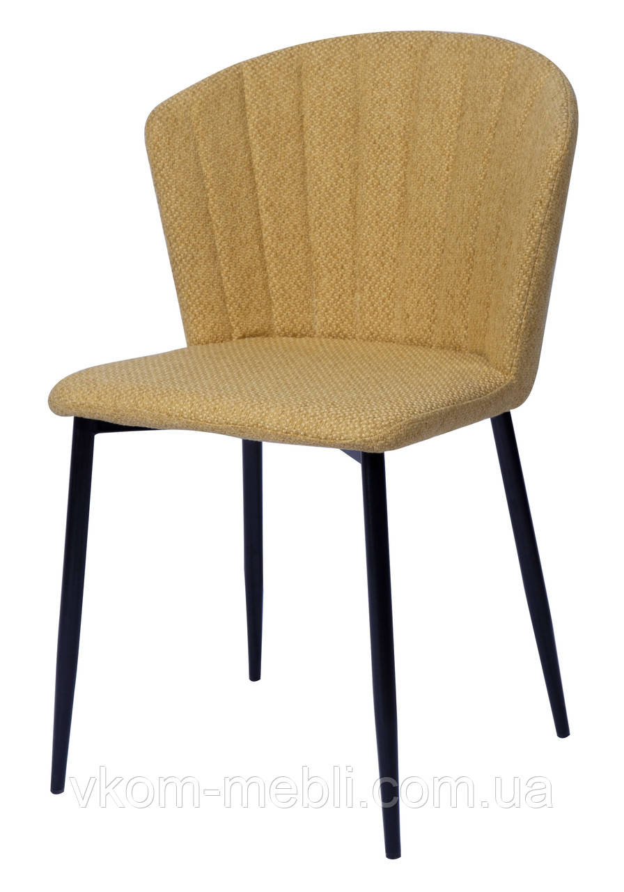 Стілець кухонний гірчичний тканина DAOSUN UDC 8285, фото 1