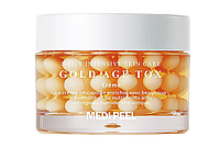 Medi Peel Face Care Антивіковий капсульний крем з екстрактом золотого шовкопряда Gold Age Tox Crea