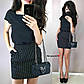 Коротка спідниця і блуза з коротким рукавом жіночий спідничний костюм літній (р. S, M) 9101956, фото 8