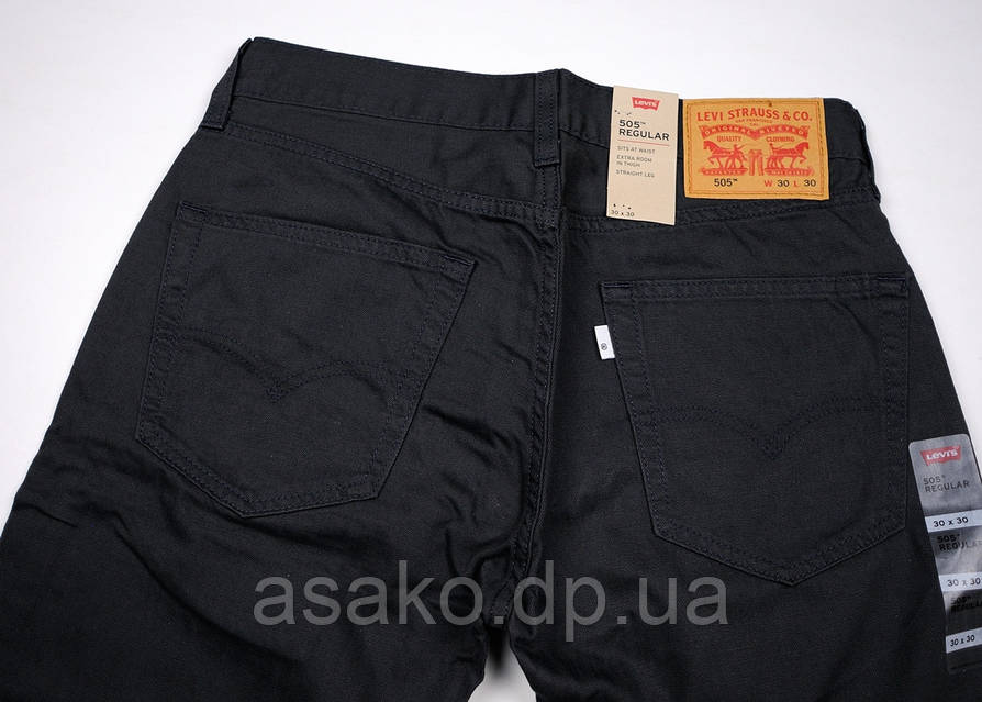 Джинсы мужские Levi's®505-0716 (Графит) W34xL34 / летние 11