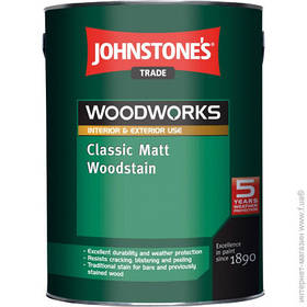 Просочення антисептик для деревини Johnstone's Classic Matt Woodstain мат безбарвний