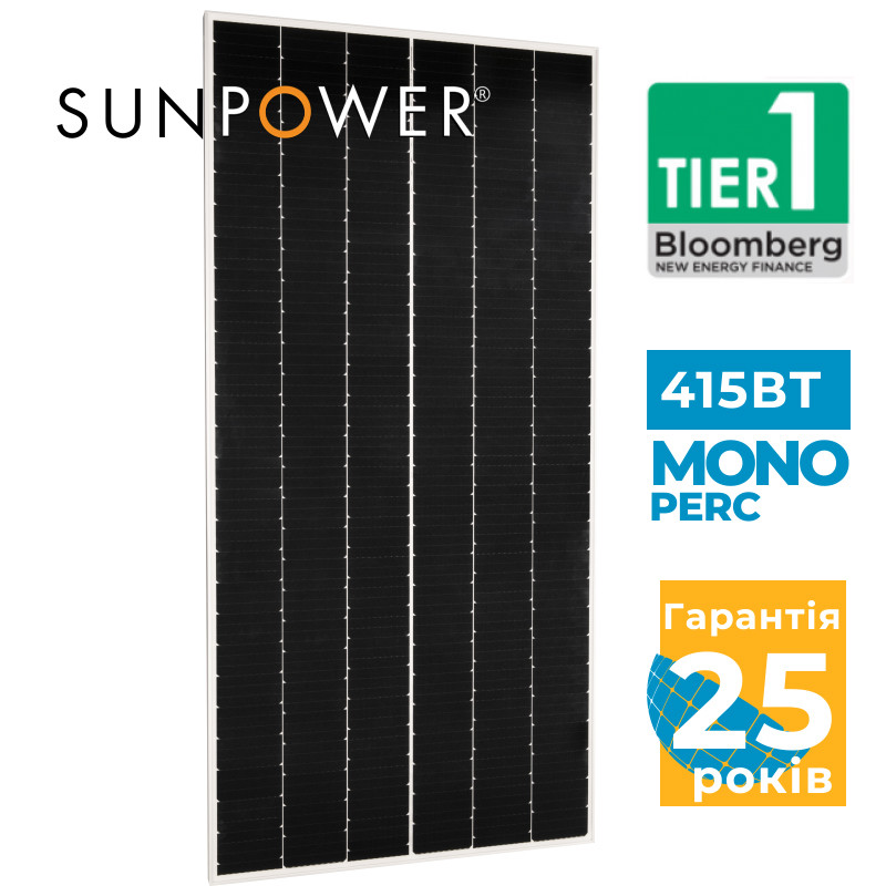 Сонячна панель SunPower Performance SPR-P3-415