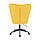 Крісло HR650K жовтий велюр чорна основа, фото 3