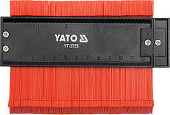 Шаблон копір обхід профілів труб колон YATO YT-3735