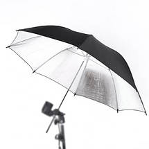 Фотопарасоля Visico UB-003 (110см) Silver/Black, фото 3