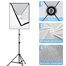 Набір постійного світла Puluz PU5070-2 Led Softbox Kit, фото 6