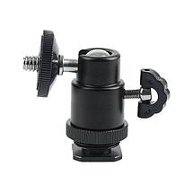 Головка на камеру Accro TM-13 Hotshoe Ball Head, фото 3