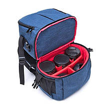 Рюкзак AccPro DAC-1721E blue/red, фото 4