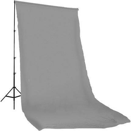 Фон студійний тканинний Visico PBM-3030 grey 3х3м, фото 3