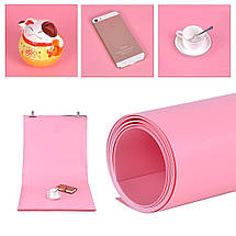 Фон для зйомки Visico PVC-1020 Pink (100x200см), фото 5