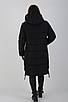Пуховик жіночий зимовий Aziks м-143 чорний, фото 4
