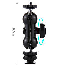 Кріплення Puluz PU3013 Hot shoe Magic Arm 3,5, фото 4