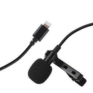Мікрофон петличний Puluz PU426 1,5м (for iPhone)