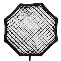 Софтбокс Октагон з сотами AccPro SB-120G (120см), фото 5