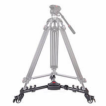 Колеса для штатива або стійки Yunteng YT-900 Tripod Dolly, фото 6