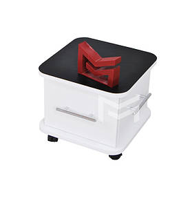 Педикюрная тумба візок для педикюру пуф підставка для ніг під педикюрну ванночку, табурет майстра педикюру