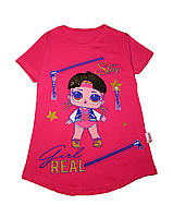 Туніка паєтки "LOL у кепці"(від 5 до 8 років)