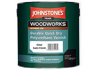 Полиуретановый лак Johnstone`s Quick Dry Polyurethane Varnish Clear Gloss глянцевый