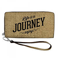 Кошелек с ремешком на руку "Life is a Journey enjoy" (ZVR)