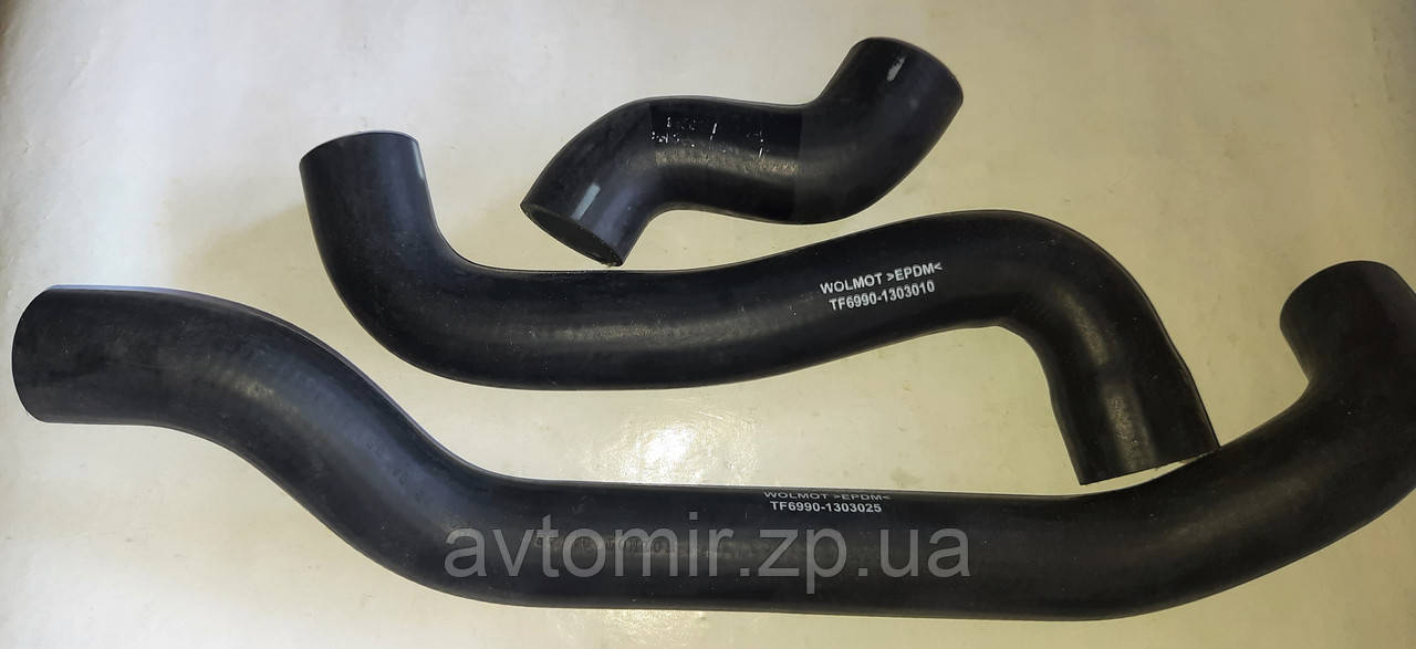 Патрубки радіатора системи охолодження двигуна Ланос 1.4 Lanos 1.4 Wolmot