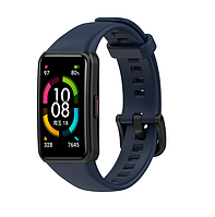 Ремінець DK Silicone Sport Band для Huawei Honor Band 6 (dark blue)