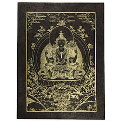Авалокітешвара Ченрезі — зображення, ручний друк 47х35 см