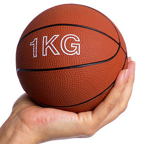 М'яч медичний медбол Record Medicine Ball SC-8407-1 1кг кольори в асортименті Код SC-8407-1, фото 4