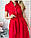 Длинное коттоновое платье халат на пуговицах Lesley норма и батал, фото 4