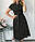 Длинное коттоновое платье халат на пуговицах Lesley норма и батал, фото 5