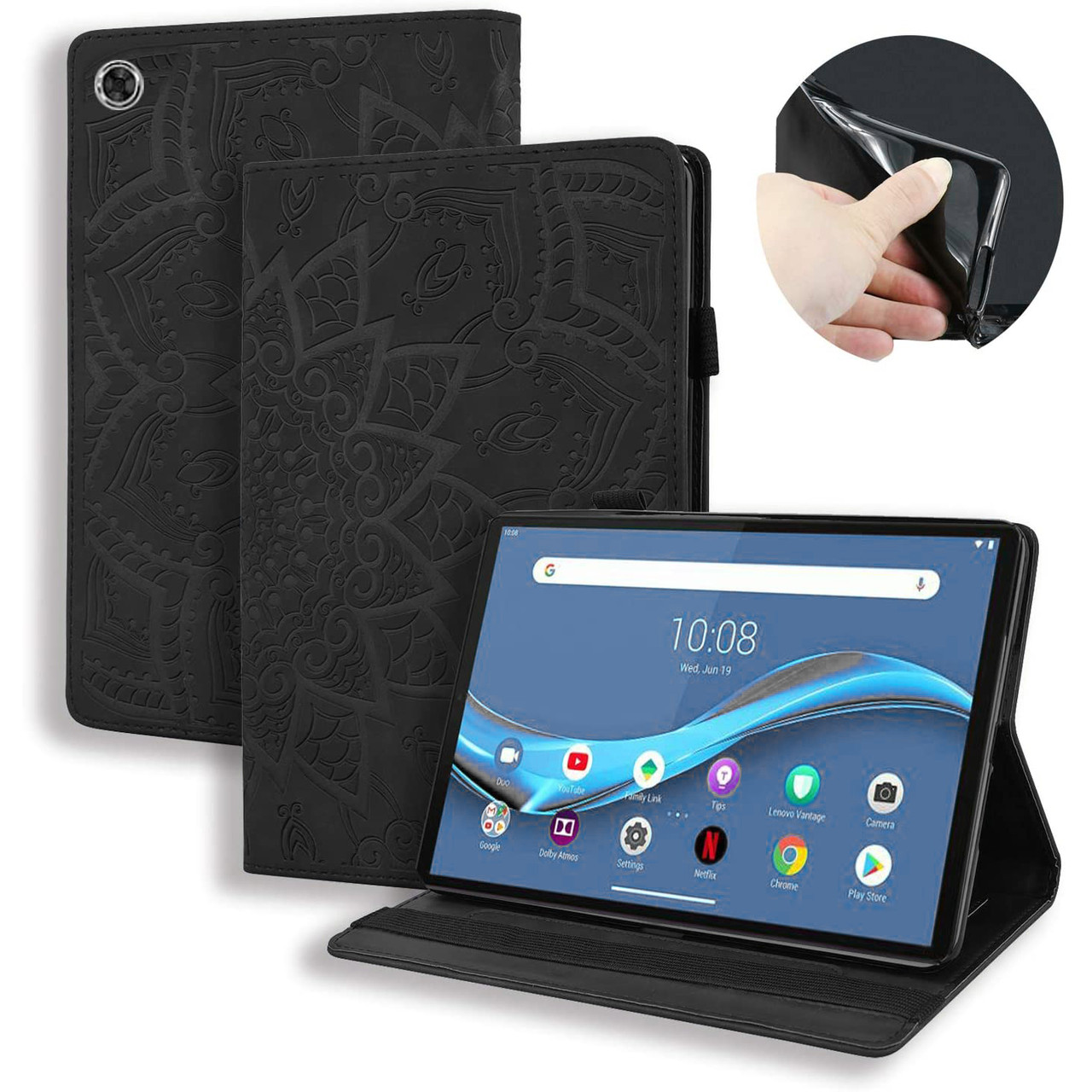 Чохол-книжка Mandala Case для Lenovo Tab M8 FHD / HD 8.0 Black