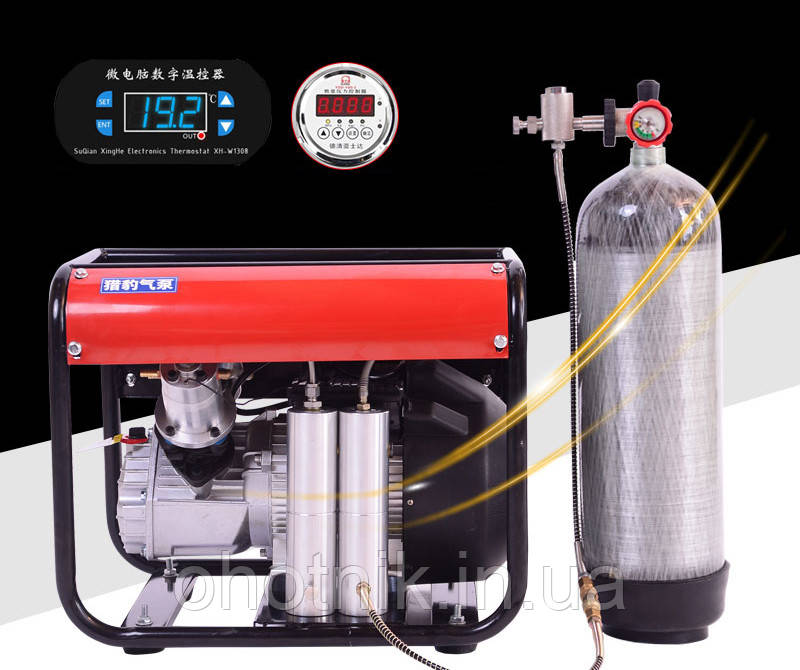 Компресор високого тиску Yomi 2.2kw (400bar), дайвінг компресор, фото 1