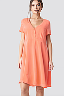 Легка помаранчева шифонова сукня Na-KD