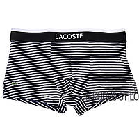 Чоловічі труси Lacoste, матеріал бавовна, колір чорний в смужку