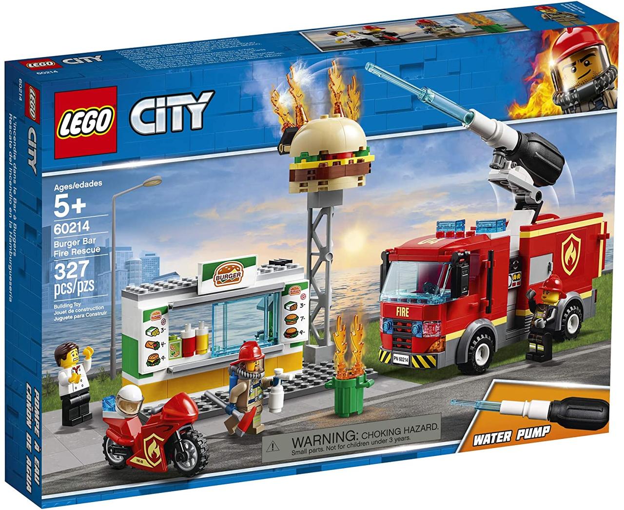 Конструктор Lego City 60214 Пожежа в бургер-кафе