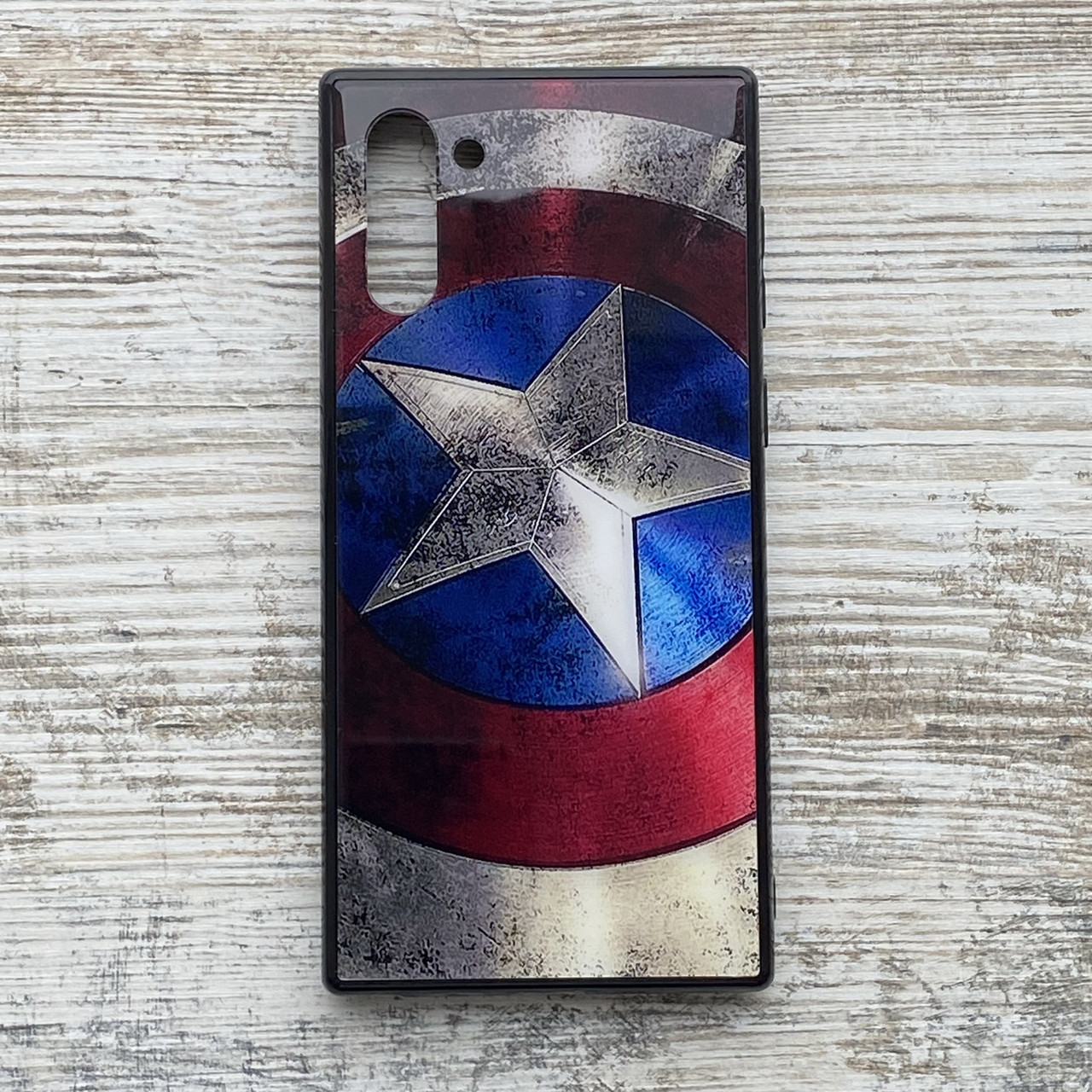 Дзеркальний чохол Капітан Америка для Samsung Galaxy Note 10