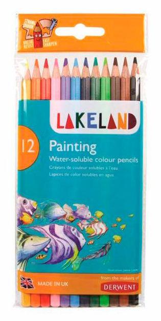 Акварельні олівці набір 12кол. Derwent Lakeland Painting у блістері D-33254, фото 1