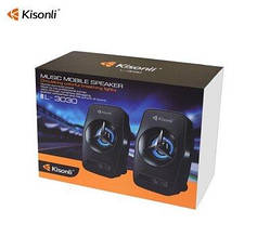 Колонки Kisonl L-3030 для Пк Сабвуфер USB