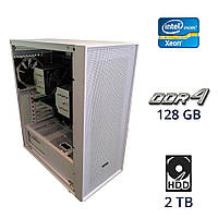 Сервер Vinga Mid Tower / 2x Intel Xeon E5-2680 v4 (14 (28) ядер 2.4 GHz) / 128 GB DDR4 / 2 TB HDD / 1000W