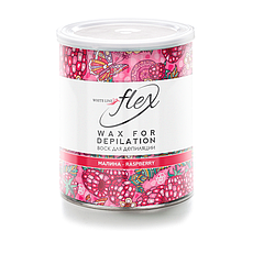 Віск у банці для депіляції Italwax Flex Малина 800 мл