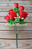 Штучні квіти — Троянда букет, 33 см, фото 4